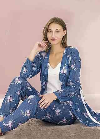 Піжама жіночі штани майка халат P6027 XL-XXL Київ