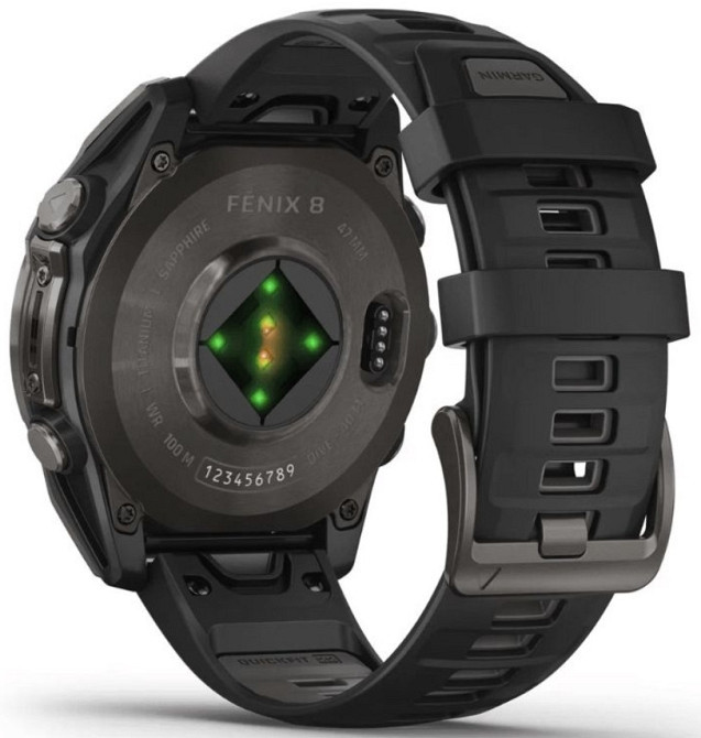 Смарт-годинник Garmin fenix 8 (47 мм) Sapphire AMOLED карбоново-сірий. Київ - фото 6