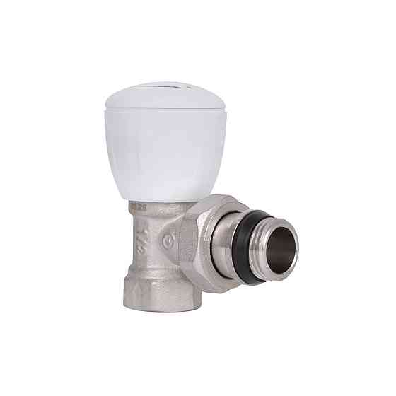 Кран радіаторний Thermo Alliance Standart Powerful 1/2" з антипротіканням кутовий SF232W15 Київ