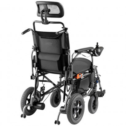 Складаний електровізок для інвалідів з розкладною спинкою та підголовником OSD-D130HL Дніпро - фото 2