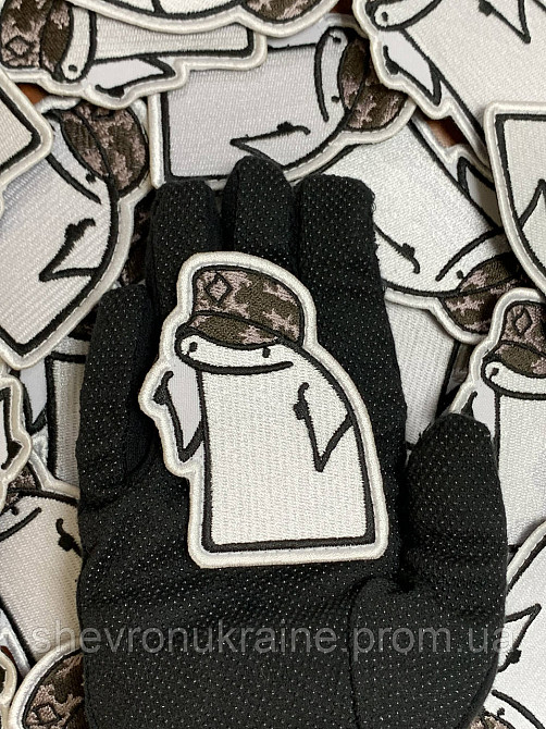 Шеврон флорк зсу (Форма контурна. На липучці) Розмір 8x6.3см Київ - фото 6