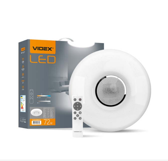 LED Світильник функціональний 72W 2800-6200К 220V круглий RING VL-CLS1859-72 Videx Житомир - изображение 1