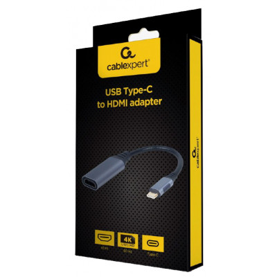 Переходник USB-C to HDMI, 4К 60Hz Cablexpert (A-USB3C-HDMI-01) Винница - изображение 3