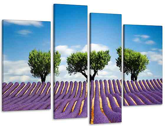 Модульная картина Лаванда Дерево Art-33_4 Киев