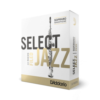 Тростина для саксофона D&apos;Addario Select Jazz - Soprano Sax 4M - 10 Pack (RSF10SSX4M) Вінниця - фото 1