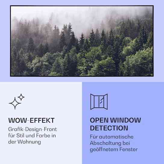 Розумний інфрачервоний нагрівач Wonderwall Air Art Forest Klarstein Німеччина Рівне