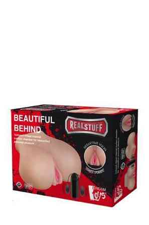 3D Мастурбатор з вібрацією REALSTUFF BEAUTIFUL BEHIND Sex Aura Київ