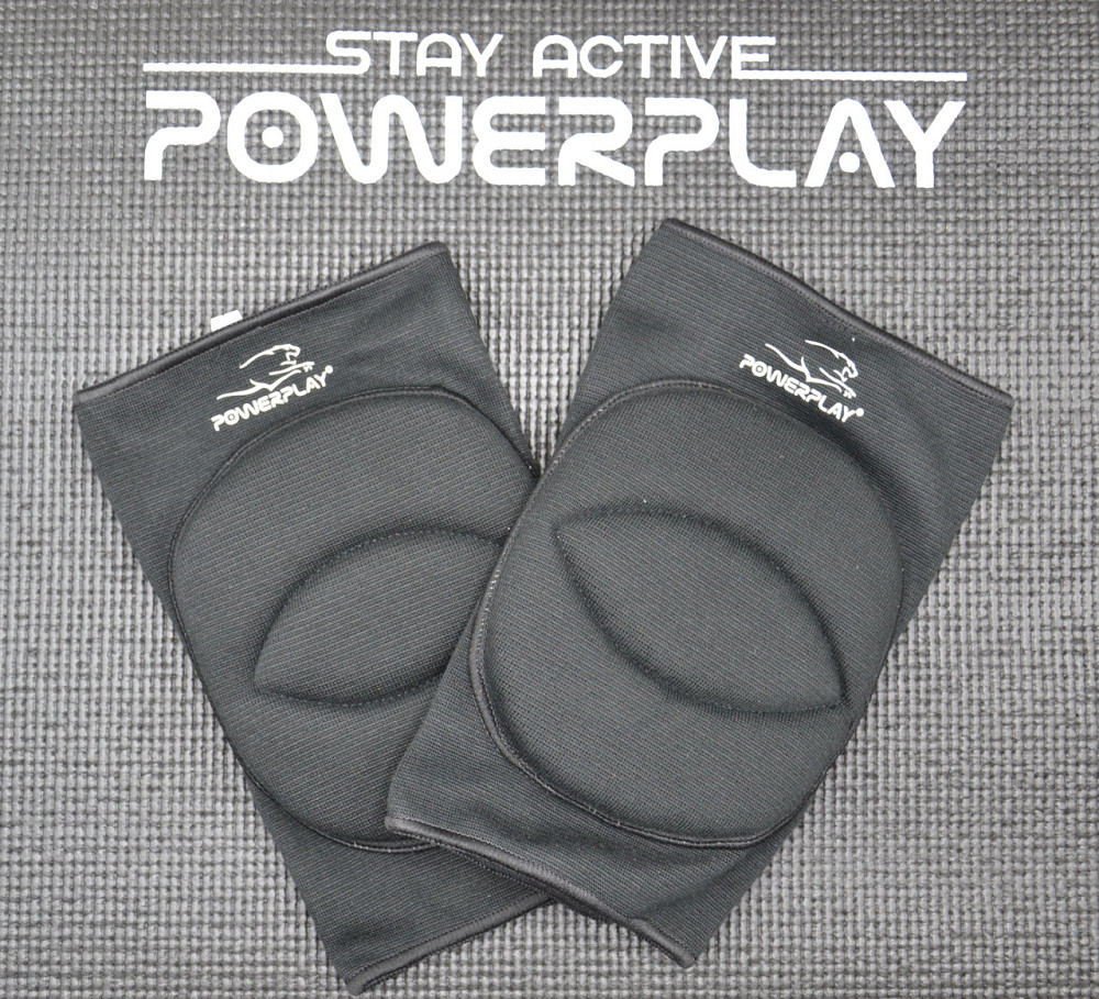 Наколінники PowerPlay PP-8000 Elastic Knee Support (пара) чорні L Луцк - изображение 5