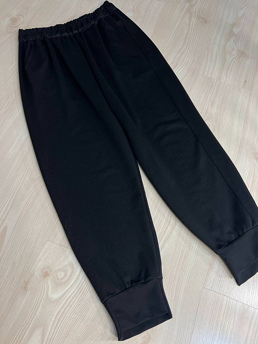 Брюки жіночі LSK 5539 спортивні джогери на манжеті з кишенями чорні, чорний, L Київ - фото 7