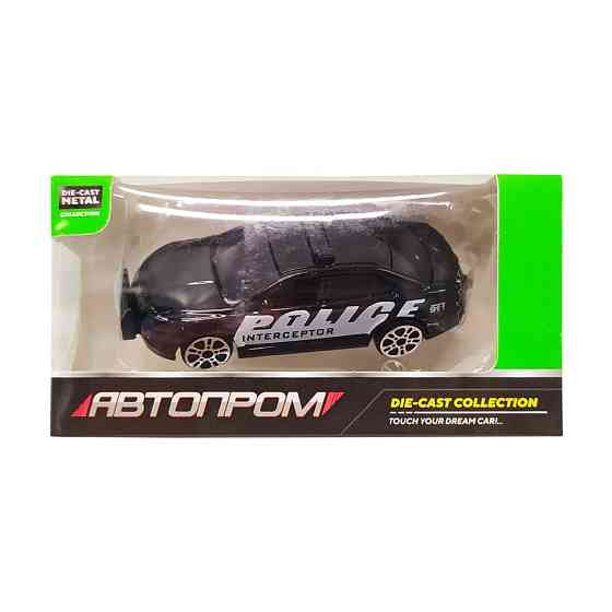 Детская металлическая машинка АвтоПром 7629 масштаб 1:64 Police Седан Винница