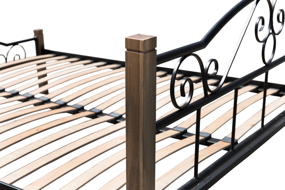 Ліжко Регіна Вуд 1600*2000, чорний Київ - фото 6