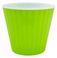 Вазон Ібіс з подвійним дном 17,9*14,7см оливковий/білий Алеана Житомир - фото 1