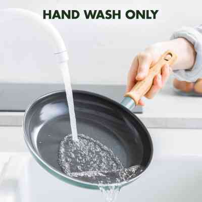 Сковорода GreenPan Mayflower, 20 см з керамічним покриттям, блакитна (CC001667-001) Вінниця