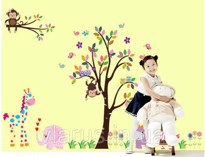 Дитяча вінілова наклейка Звірята Київ - фото 2