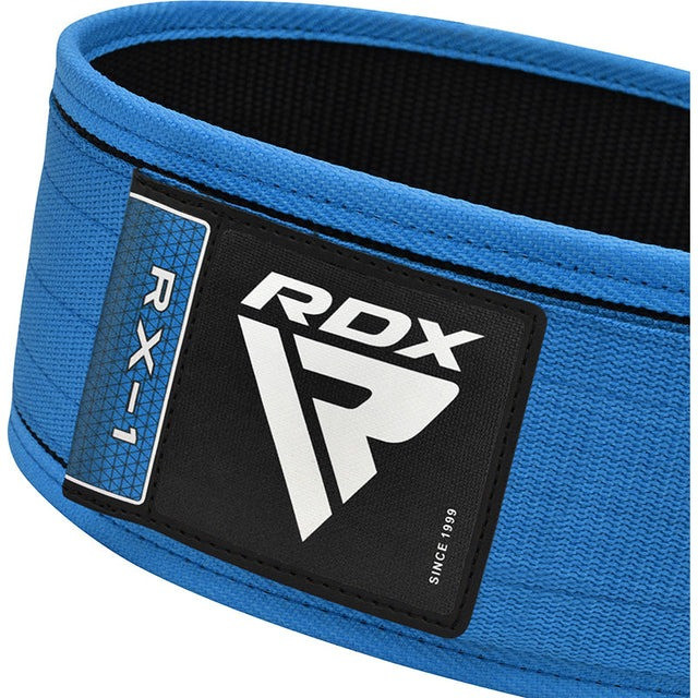 Пояс для важкої атлетики RDX RX1 Weight Lifting Belt BLUE-S Каменское - изображение 5