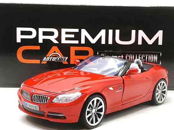 Машина Автосвіт BMW Z4 інерційна відчиняються двері капот 1:24 Червона (AP-1933) Чернігів