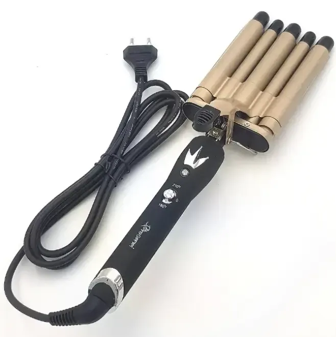 Щипці GEMEI GM-2933, потрійна плойка, керамічне покриття, потужність 125 Вт, робота від мережі 220 В Одеса - фото 7