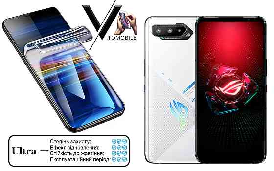 Полиуретановая пленка Ultra для ASUS ROG Phone 5, 5 Pro – минимальная толщина, максимальная защита! Киев