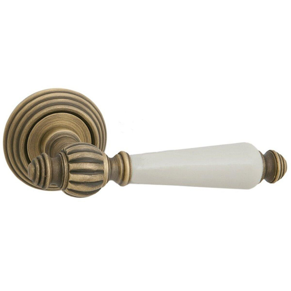 Ручка Fimet 106P-269 F45 Michelle мат.бронз/белая керам. фз Киев - изображение 1