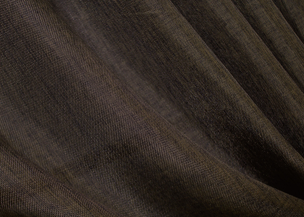 Комплект коротких штор VR-Textil Льон Мішковина № 107ш 130х170 см 2 шт Венге (35-0130) Київ - фото 7