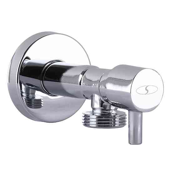 Кран напівобертовий кутовий SOLOMON 1/2″х3/4″ Lazer 7076 (2шт) (000004157) Київ