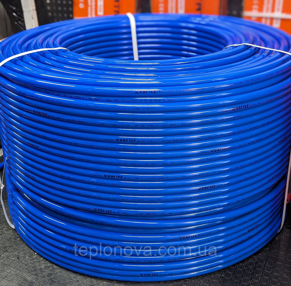 Труба для Теплого Пола PE-RT RAFTEC Blue 16×2.0 Черновцы - изображение 3