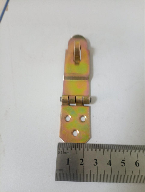 Скоба-завіса колодки  25х110мм, оцинк жовтий "P-o" Київ - фото 2