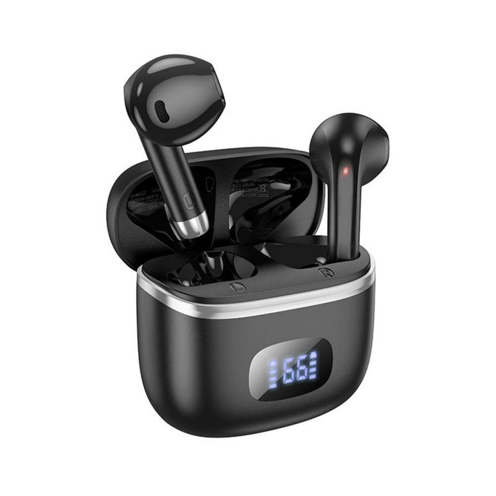 Бездротові навушники Hoco EQ1 Music guide true wireless BT headset чорні Львів - фото 1
