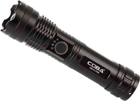Ліхтар ручний тактичний акумуляторний потужний світлодіодний COBA CB-T300 L-117 Київ