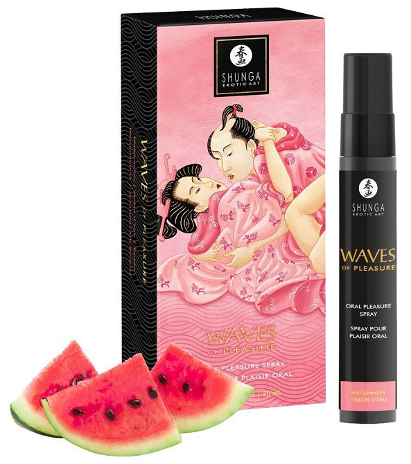 Спрей для посилення слиновиділення Shunga Waves of Pleasure Watermelon Sex Aura Київ - фото 1