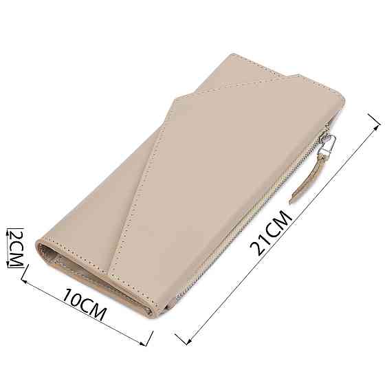 Жіночий класичний гаманець GRANDE PELLE 11521 Бежевий Київ