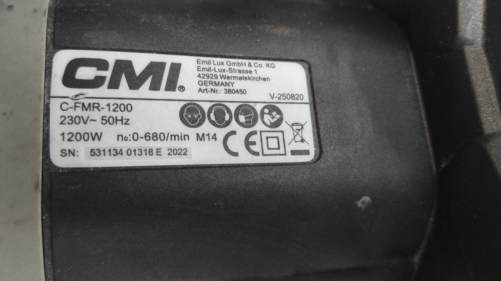 Будівельний міксер CMI C-FMR-1200W (Б клас) Луцьк - фото 4