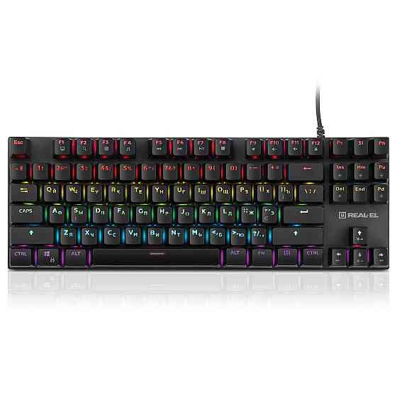Клавіатура REAL-EL M 05 Grey USB Сірий Харків