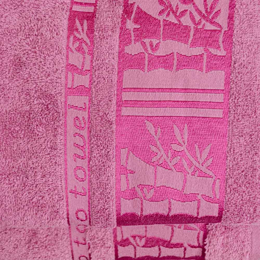 Набор полотенец для ванной 3шт GM Textile 40х70см, 50х90см, 70х140см BambooN 450г/м2 (Пудровый) Сумы - изображение 4