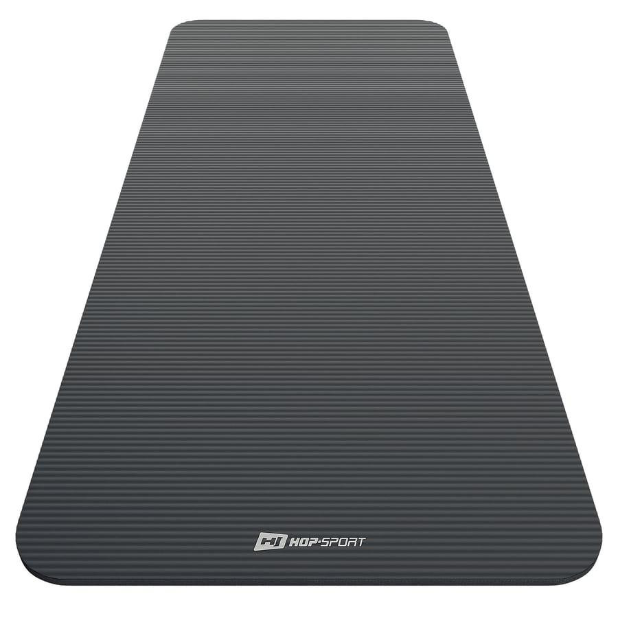 Коврик для йоги Hop-Sport HS-NB016GM NBR 1,5см чорний Київ - фото 9