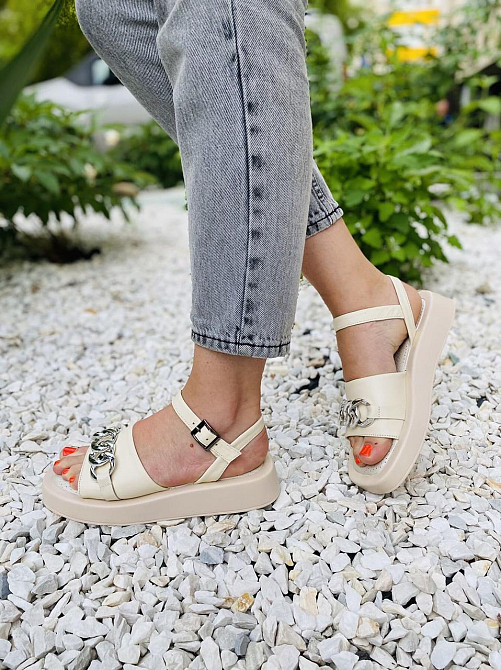 Asti Босоніжки жіночі ASTI P06 бежеві (літо, шкіра натуральна) (4432) Коломыя - изображение 7