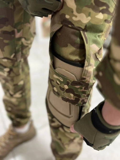 Тактичний літній костюм форма Ubacs з наколінниками та налокітниками (Мультикам) M Вінниця - фото 6