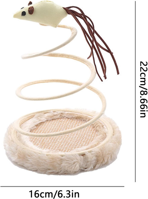 Іграшка для котів мишка на пружинці Луцьк - фото 2