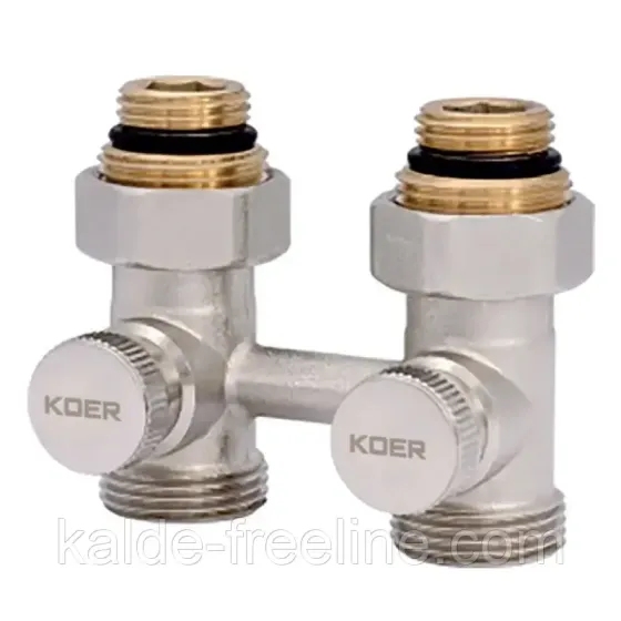 Вузол нижнього підключення радіатора прямий 3 / 4 " KOER KR.1131 (бінокль) Харків