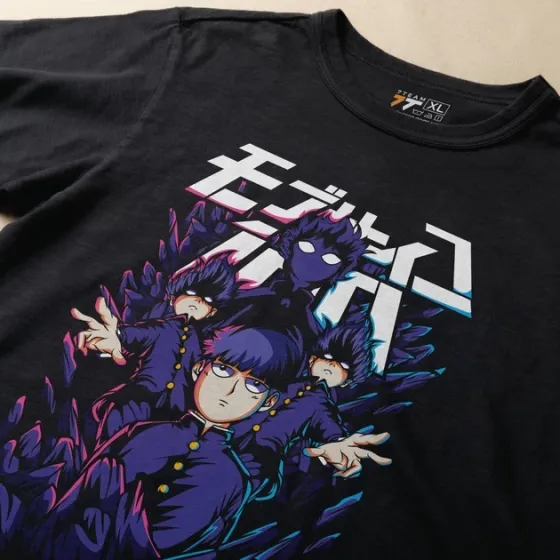 Футболка для подростка мальчика с принтом Mob P140ycho #2 Размер 160 Anime10892 Днепр