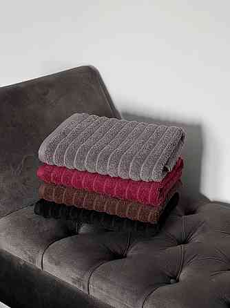 Рушник однотонний Ideal Textile Хвилі 40х60 см 450 г/м2 (56861075) Чернівці