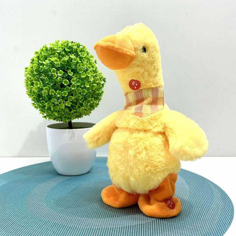 Іграшка Гусак Музична ходить повторювачка Жовтий (777-2) Чернігів - фото 1