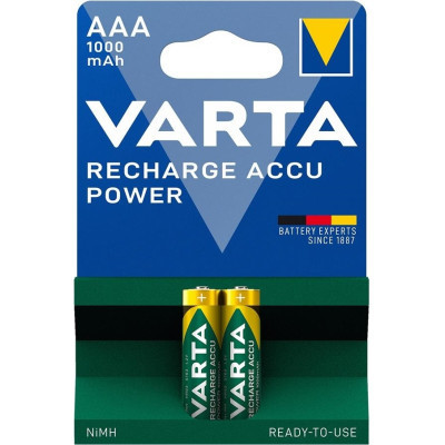 Аккумулятор Varta Rechargeable Accu 1000mAh NI-MH * 2 (05703301402) Винница - изображение 1