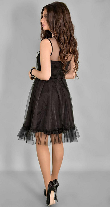 Платье нарядное черное (44) Киев - изображение 4