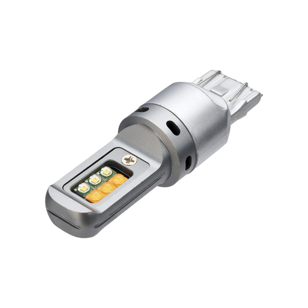 Світлодіодна лампа TBS T20 CREE-12SMD White+Amber W21/5W W3X16d 12V Харків - фото 1