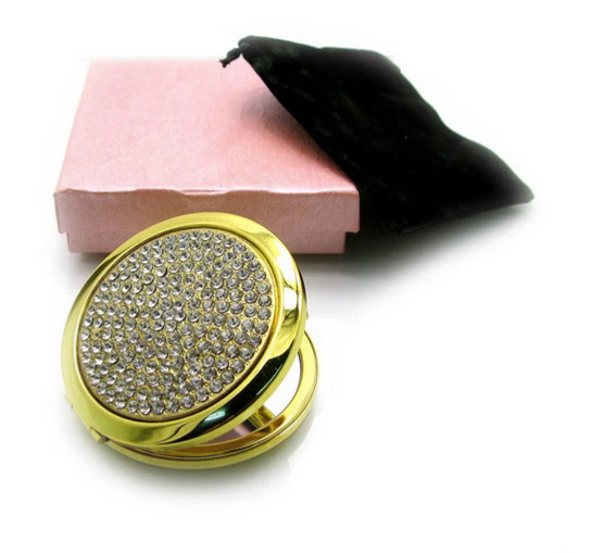 Зеркальце косметичне жіноче зі стразами Київ - фото 1