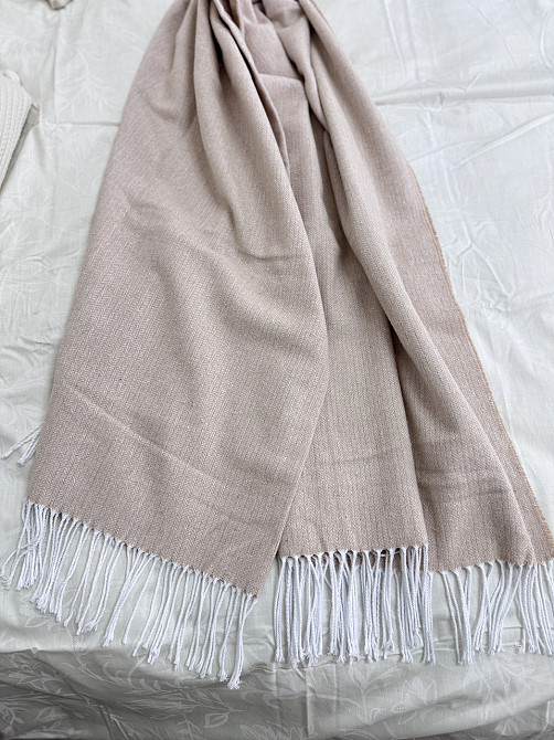 Vladi Плед Vladi 140x200 cм бавовняний пісочного молочного кольору Київ - фото 2