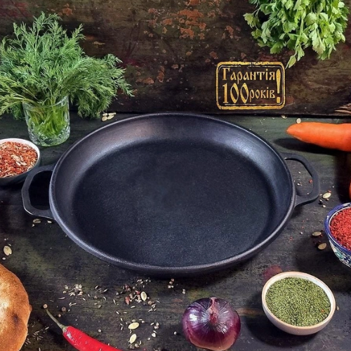 Жаровня d34*4см чавунна лита 340-40Ук Майстерня Житомир - изображение 3