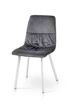 Стілець Авері білий/велюр сірий Bluvel-14 Київ