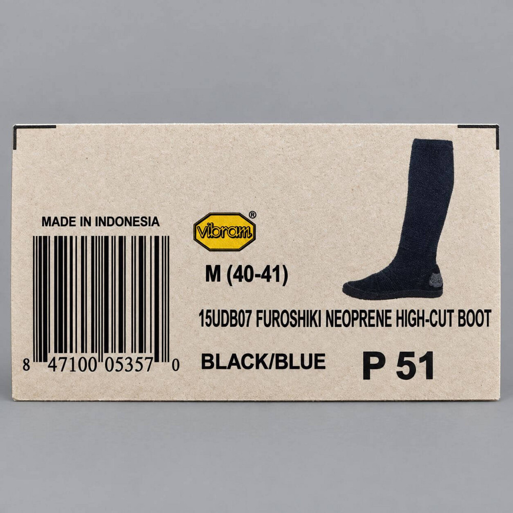 Сапоги чёрно-синие Furoshiki Vibram высокие, размер 40-41 Киев - изображение 6